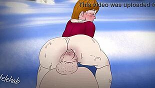 anna fucked in the snow frozen anime hentai cartoon?