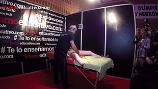 Erotic massage leads to orgasm for ana marco