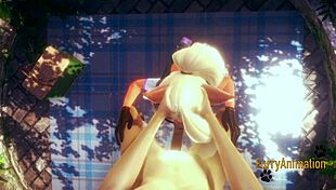 crash bandicoot - coco has hard sex with fox handjob blowjob fucked pov - furry anime manga porn 😜