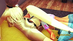 crash bandicoot - coco has hard sex with fox handjob blowjob fucked pov - furry anime manga porn 😜