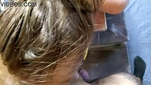 I gave it to her in the shop close up