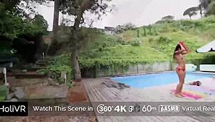 holivr caught and fucked by neighbor milf outdoors