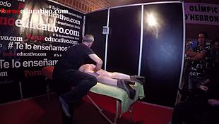 Erotic massage leads to orgasm for ana marco