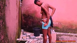 mature slim glory takes two big black cocks in threesome!