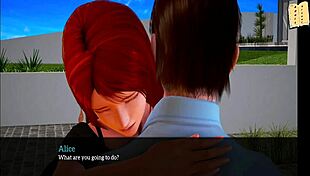 Redhead in Hentai My New Family 280