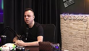 slut gives blowjob after hearing about condom for viewer - freddy dogging king in sheer red lingerie