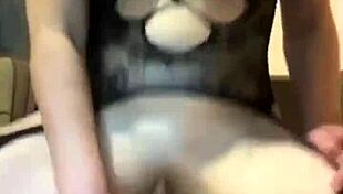 A sexy cam girl says, I'm riding this dildo hard on webcam.