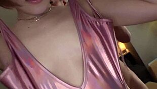 Japanese beauty gives intense blowjob and gets hardcore cumshot in homemade part 3