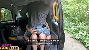 So, Billie Star in female fake taxi got her wicked way with a male stripper today.
