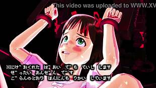 Haruka feels intense pleasure in this 3D anime hentai