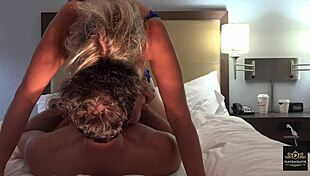 sexy milf blindfolded and fucked hard with big boobs bouncing