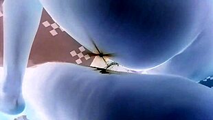 White and black contrasting in intriguing scene