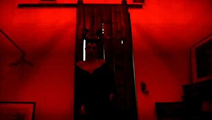 halloween witch teases with big tits