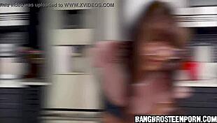 Horny Teen 18+ Masturbates with Toys All Over the House