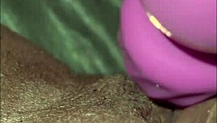 Yo, Milaj’s trying out this new wand vibrator up close! 🔥