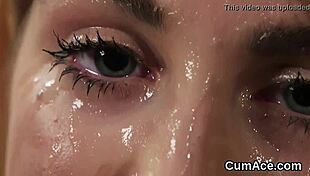 Hey foxy bombshell, how do you swallow all that cum on your face?