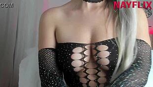 blonde woman in humiliating scenario