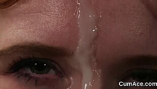 Hey foxy bombshell, how do you swallow all that cum on your face?