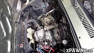 Handsome Babe Sells Junk Car By Banging In Pawnshop