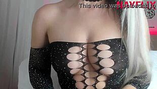 blonde woman in humiliating scenario