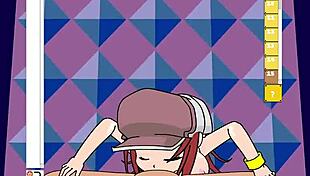 shiki misaki feels intense pleasure in animated anal riding