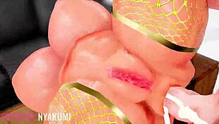 Brazilian Miku animation with big tits and monster cock.