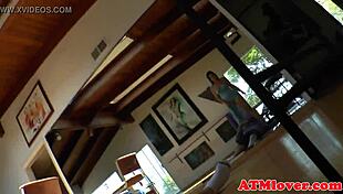 Gaping Babe's Asshole Drilled with Dildo Toy