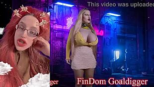 goddess in glasses giving jerk off instructions. for financial domination