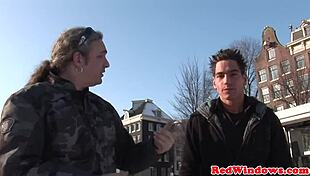 Deepthroating dutch hooker getting jizzed on her face