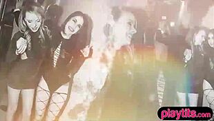 celebrity dude enjoying a threesome with two roadies, blowjob and ass action