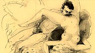 Vintage Anime Erotic Sketches