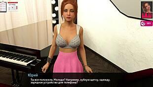 Blonde Whore Dominates in Melody Part 29 Gameplay Fucking