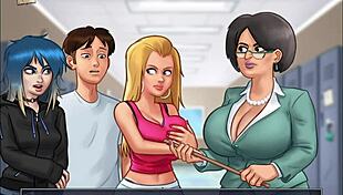 Summertime Saga 98, wanna see my wild anime moves tonight?