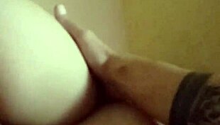 I love my girlfriend's big cock in her ass, but oops, double penetration too!