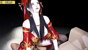 i’m obsessed with medusa queen riding that big cock in 3d hentai.