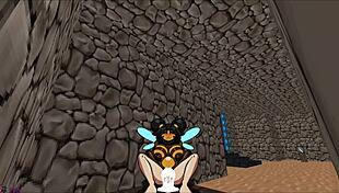 Slooter Hentai Game Pornplay Ep 1: Futanari Barbarian Heroine Saves Day By Fucking Monster Girls.