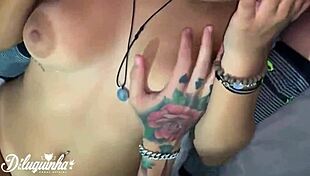 Halloween Video With Tattooed Pussy And Hairy Orgasm