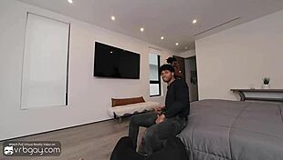 Tony Genius Deepthroats White Dick In Vr