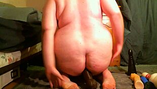 She Plays with Her Gaping Whore Ass