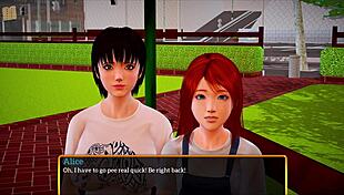 i'm playin with my new family 307 and their big tits