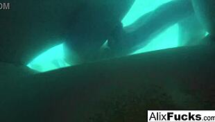 Alix and Jenna's Underwater Lesbian Fucking