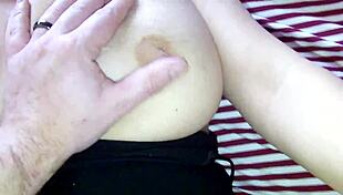 I played with my amateur milf's wet pussy and gave her a creampie