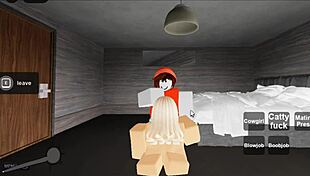 Banged roblox whore on the floor in doggystyle 😈