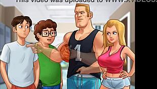 Hey, check out my friend Judith's big tits in Summertime Saga!