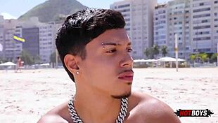 gay teen sucks monster cock on the beach before anal assfucking with big ass amateurs