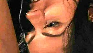 master whips her hard while she carries heavy weights!