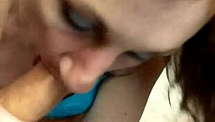 my wife gives me a bellyjob and blowjob in our bedroom, it's so hot.