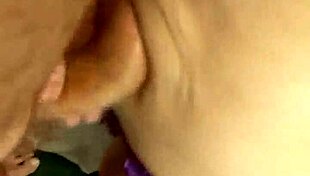 my wife gives me a bellyjob and blowjob in our bedroom, it's so hot.