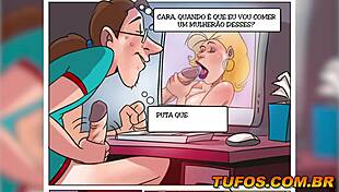 Casual-Narrative Late night porn vibes with a hot Brazilian cougar caught jerking off.