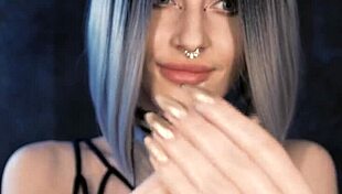 asmr oil and cream application